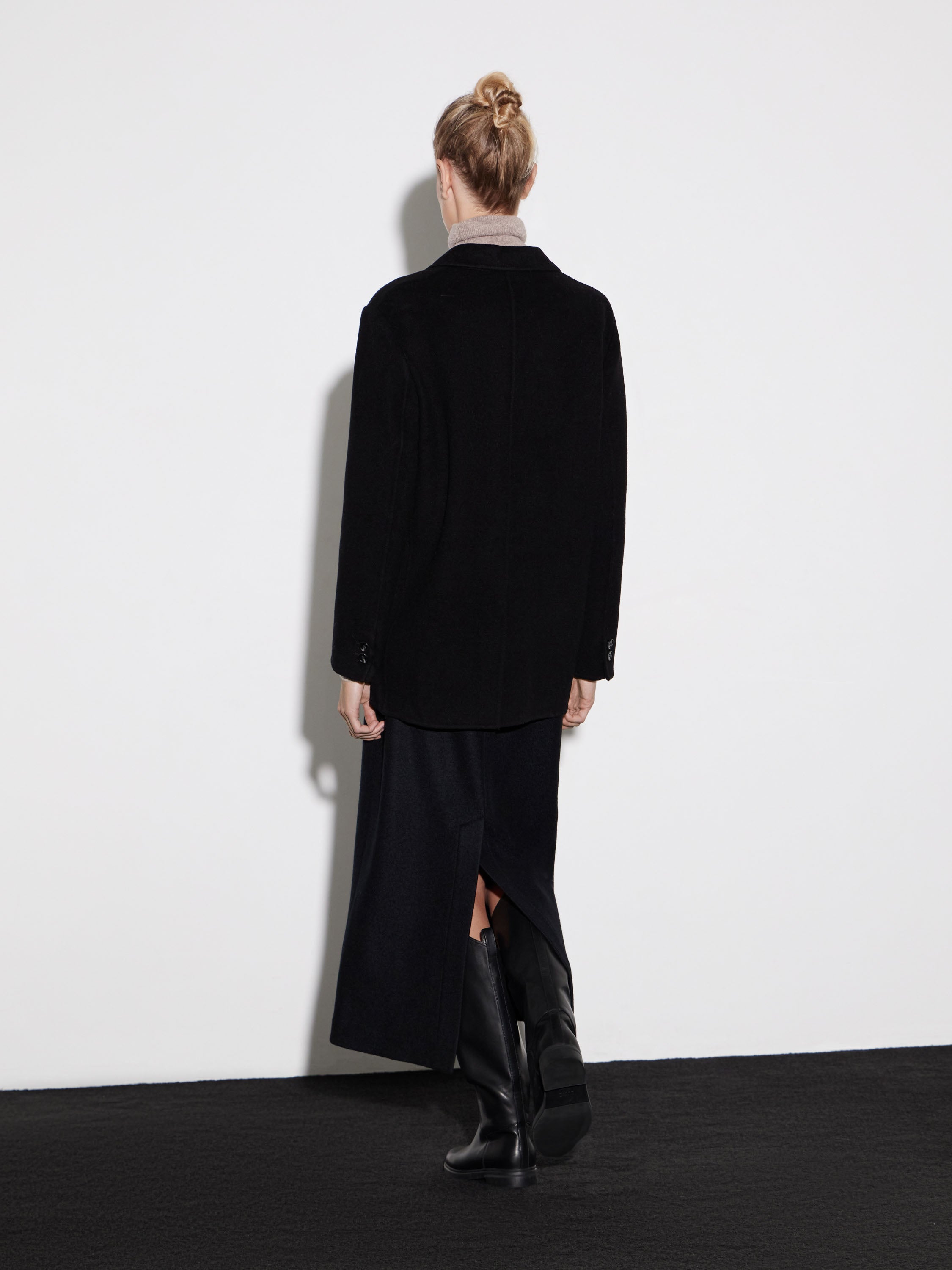 Double-Breasted Wool Coat